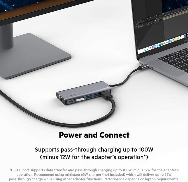 Belkin Usb-C Hub 6 In 1 Adapter