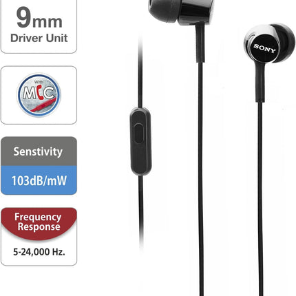 Sony In Ear Headphone Black