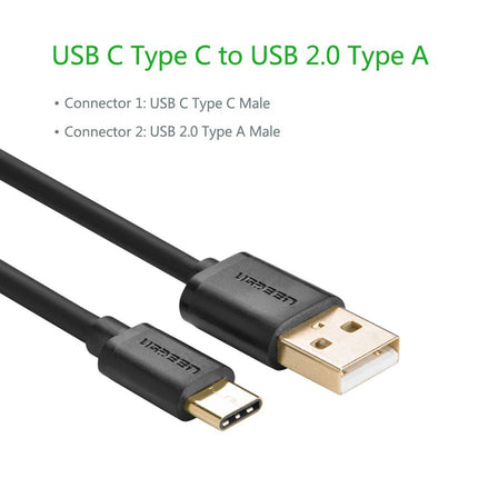 Ugreen Usb 2.0 Male To Usb-C 3.1 Male Charge &Amp; Sync Cable