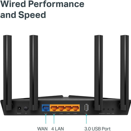 Tp-Link Dual Band Gigabit Wifi 6 Router Ax50