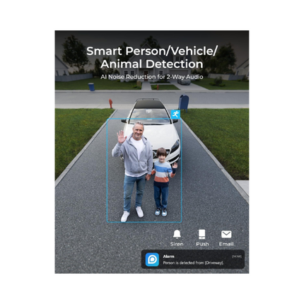 Reolink Duo 3 PoE First 16MP UHD Dual-Lens PoE Security Camera with 180° Panoramic View