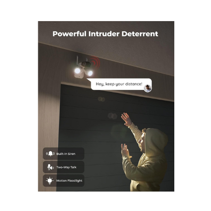 Reolink Duo Floodlight PoE 8MP 4K PoE Floodlight Camera with Dual Lens for 180° Field of View