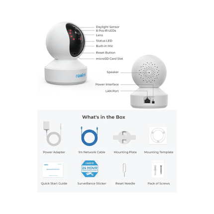 Reolink E1 Pro 4MP Smart Pan-Tilt 2K WiFi Indoor Security Camera