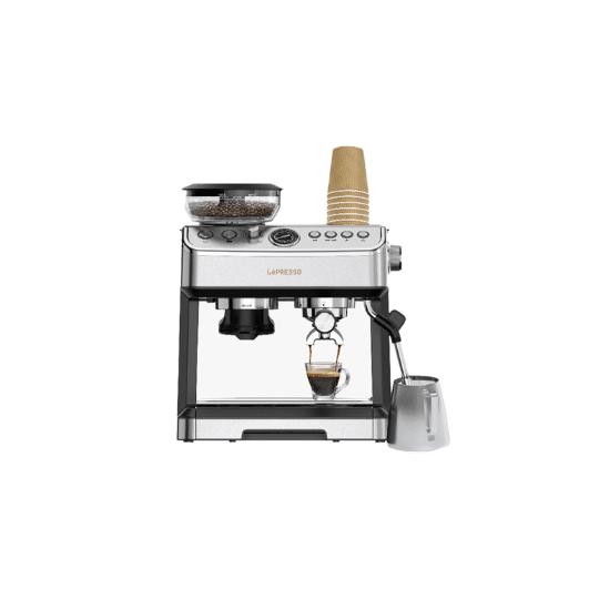 LePresso Advanced Espresso Coffee Maker 2.8L with Bean Grinder 20Bar - Silver