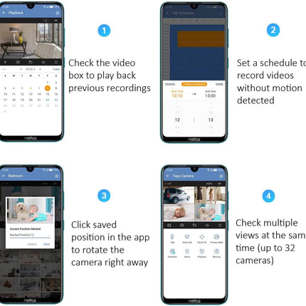 Tapo Smart Indoor Home Security Wifi Camera Fhd