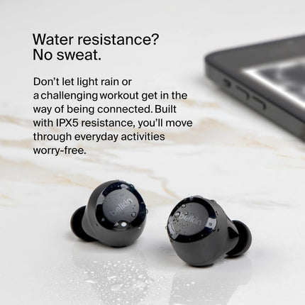 Belkin SoundForm Bolt True Wireless Earbuds Black