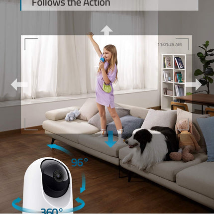 Eufy Indoor Camera 2K Pan & Tilt