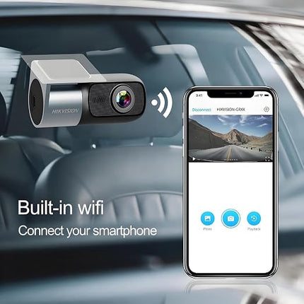 HIKVISION D1 Car Dash Camera with 1080p HD 360° Camera AE-DC2018-D1