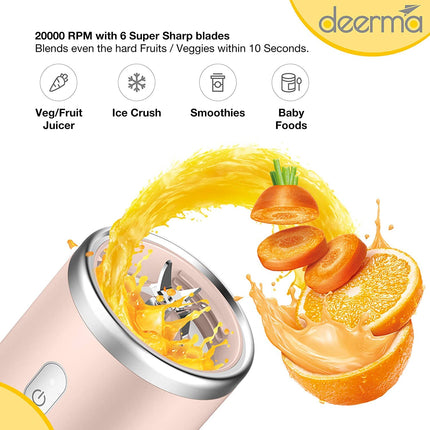 DEERMA USB Mini Portable Juicer