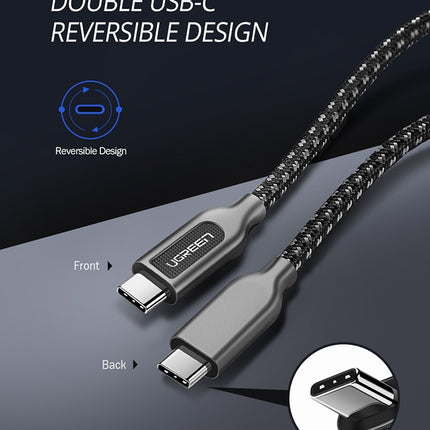 Ugreen Type C To Type C 2.0 3A Data Cable 1M
