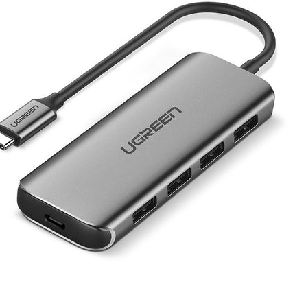 Ugreen Type C To 4 Ports Usb 3.0 Hub Gray
