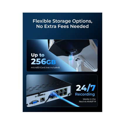 Reolink Duo 3 PoE First 16MP UHD Dual-Lens PoE Security Camera with 180° Panoramic View