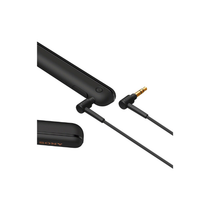 Sony WI-1000XM2 Industry Leading Wireless Behind-Neck in Ear Headphones with mic for phone call Black