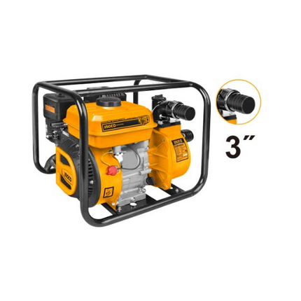 INGCO WATER PUMP GASOLINE FOUR STROKES 3" MAX FLOW 1000L\MIN