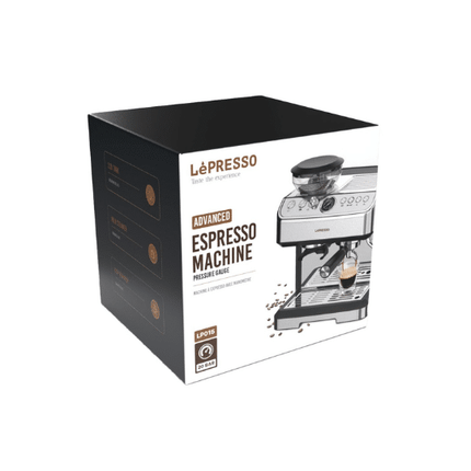 LePresso Advanced Espresso Coffee Maker 2.8L with Bean Grinder 20Bar - Silver