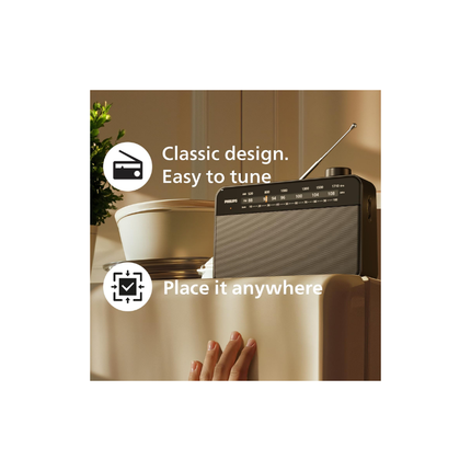 Philips TAR2509 Portable FM/MW radio