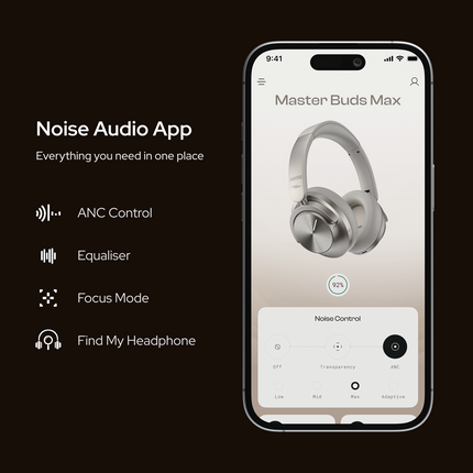 Noise Master Buds Max HeadPhones - with Sound by Bose Technology