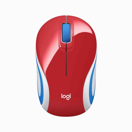 Logitech M187 Mini Wireless Mouse Red