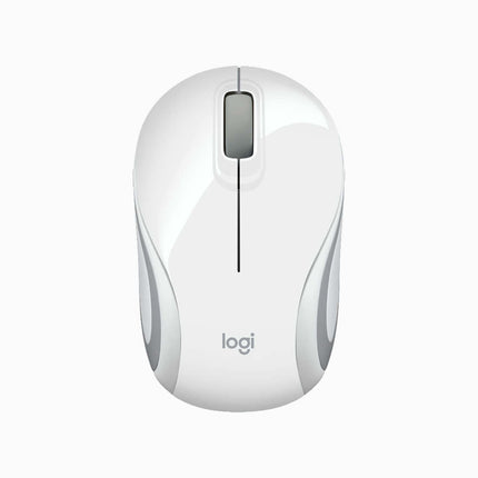 Logitech M187 Mini Wireless Mouse White