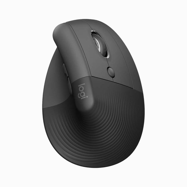 Logitech Wireless Lift Vertical Ergonomic Mouse Graphite