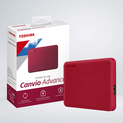 Toshiba Canvio Advance V10 1TB Red
