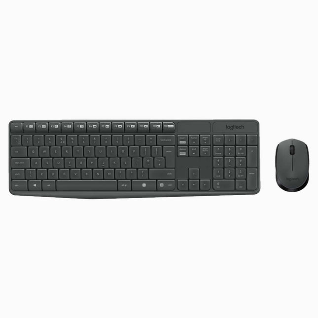 Logitech MK235 FRA Wireless Keyboard and Mouse Combo - Grey