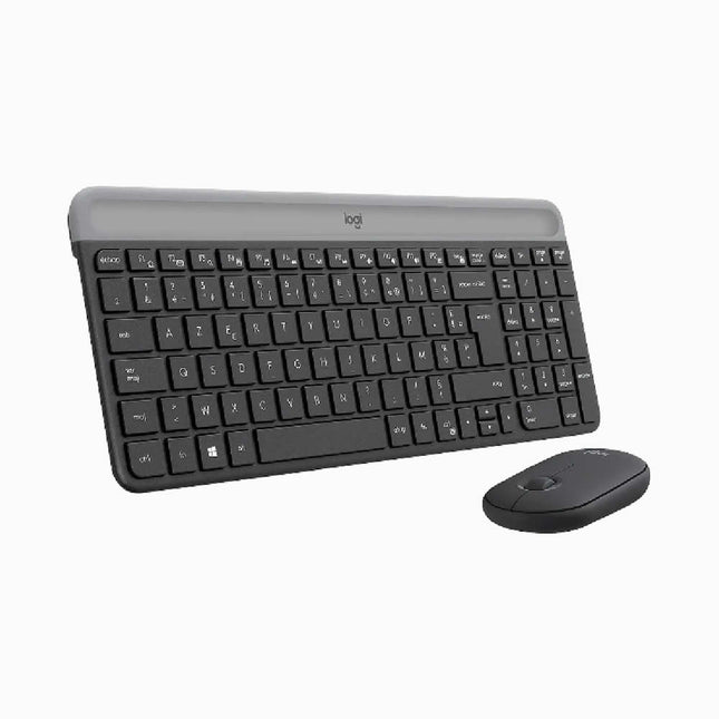 Logitech MK470 FRA Slim Wireless Keyboard and Mouse Combo - Graphite