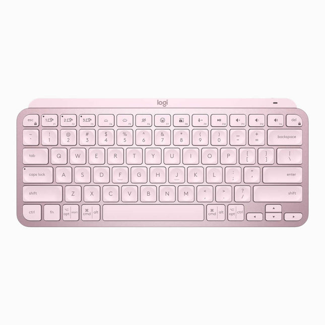 Logitech MX Keys Mini Minimalist Wireless Illuminated Keyboard - Rose