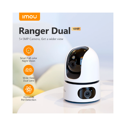 IMOU Ranger Dual 6MP IPC-S2XP-6M0WED-Imou WLAN IP Surveillance Camera 2304 x 1296 pixels