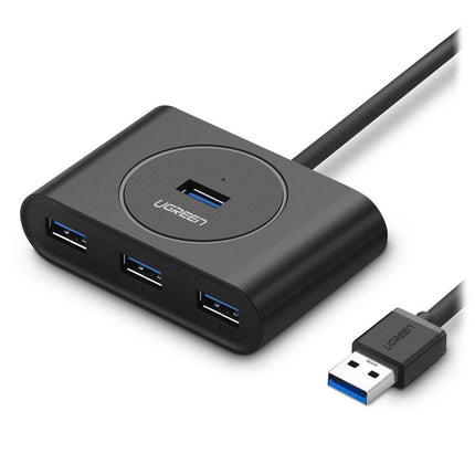Ugreen Usb 3.0 4 Ports Hub Black 50Cm