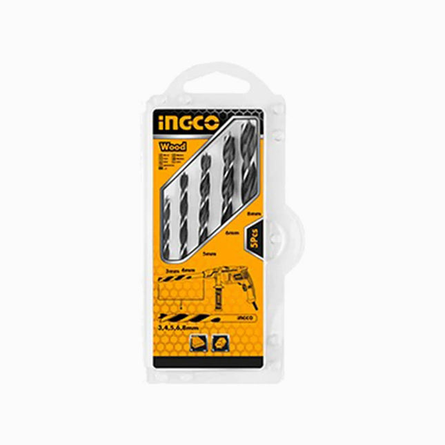 INGCO DRILL BIT WOOD  SET OF 5 PCS