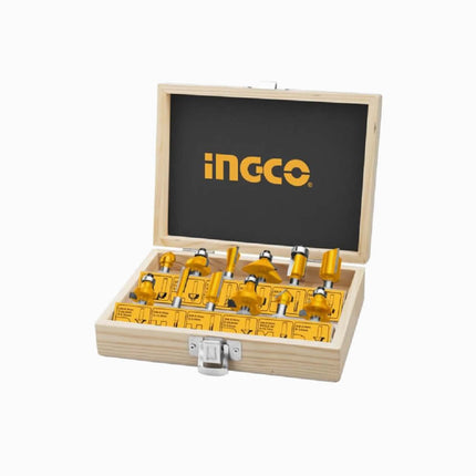 INGCO ROUTER BITS  SET 12 PCS  6 MM