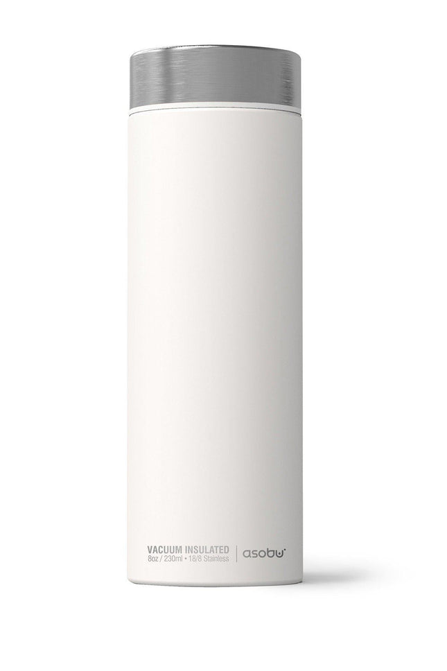 ASOBU Le Baton Travel Bottle White Silver 0.5L