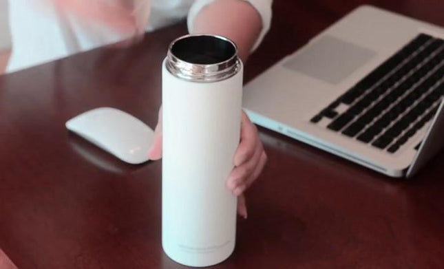 ASOBU Le Baton Travel Bottle White Silver 0.5L