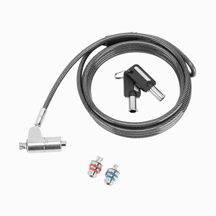 Targus 3-In-1 Lock Keyed Cable Retail Lock