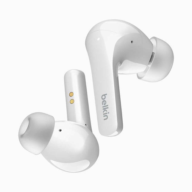 Belkin SoundForm Flow Noise Cancelling Earbuds White