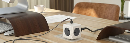 Allocacoc PowerCube Original USB Surge UK Grey