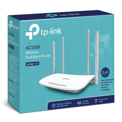 TP-Link Wireless Router 1200Mbps (Archer C50) NR-TP-ARCHER-C50
