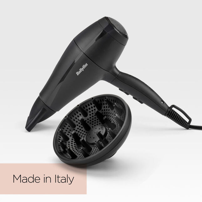 BABYLISS HAIR DRYER POWER DRY LIGHT 2000 WATTS BLACK