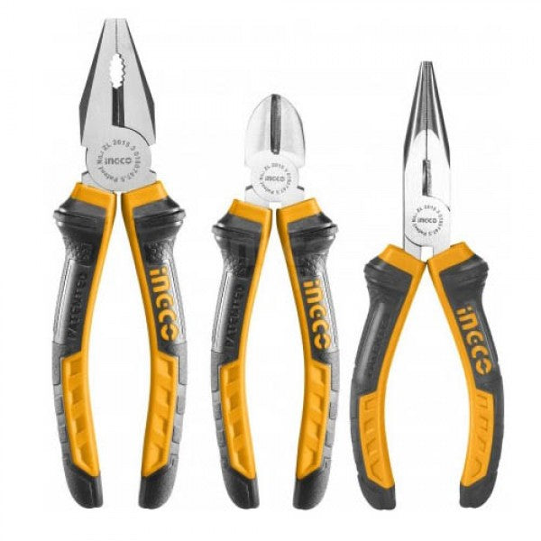 Ingco 3Pcs Plier Set