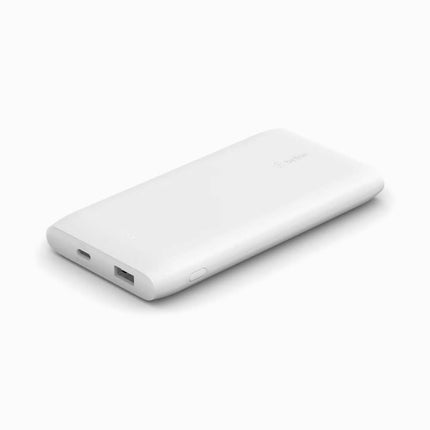 Belkin 10K Power Bank 18W Pd Usbc In/Out Usba Out Wht