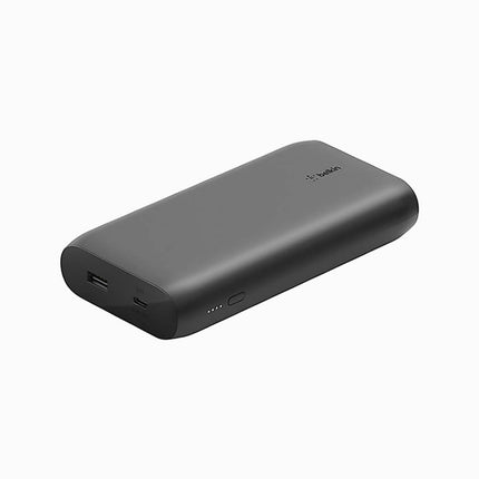 Belkin 20K Power Bank Usb-C 30W Pd 1X12W Usb-A 0.6M Usb-C Cable Black