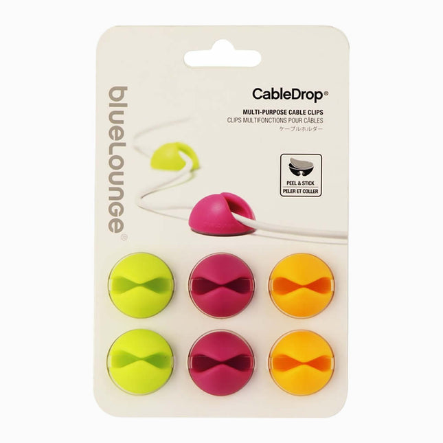 Bluelounge CableDrop - Bright (6 packs)