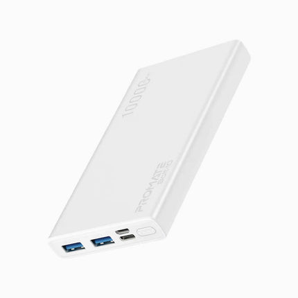 Promate Compact Power Bank With Dual Usb Output