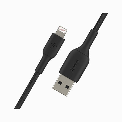 Belkin Boost Charge Braided Usb A To Ltg 1M Blk