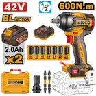 INGCO CORDLESS IMPACT WRENCH CIWLI42602