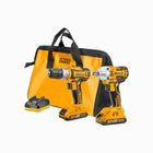Ingco Lithium-Ion Cordless 2-Pc. Combo Kit Cordless Drill & Impact Wrench