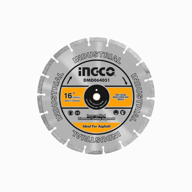 INGCO DIAMOND DISC ASPHALT CUTTING LASER WELDED RIM
