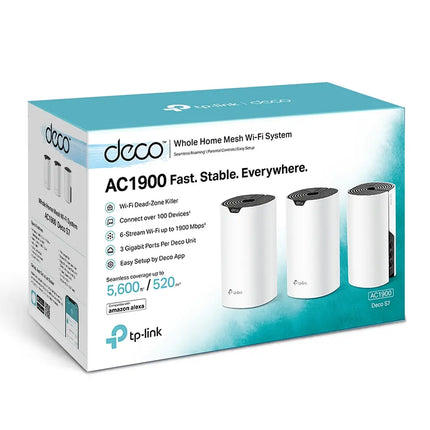 TP-Link  AC1900 Whole Home Mesh Wi-Fi System Deco S7 3 Pack