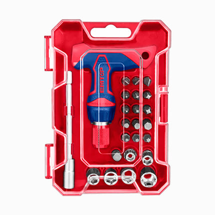 Emtop Screwdriver T-Handle Wrench 24 Pcs